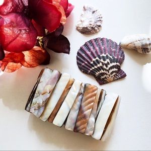 Exotic Natural Seashell Bracelet